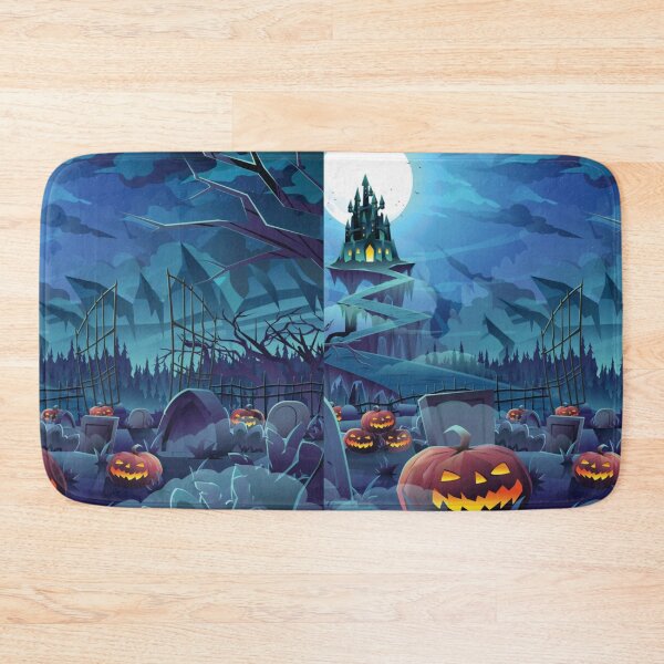 Item preview, Happy Pumpkins On A Beautiful Halloween Night designed and sold by Sam-DesignMart.