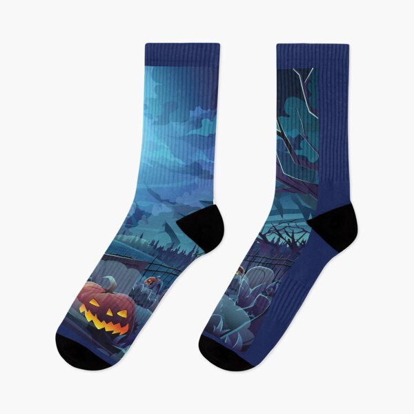 Item preview, Happy Pumpkins On A Beautiful Halloween Night designed and sold by Sam-DesignMart.