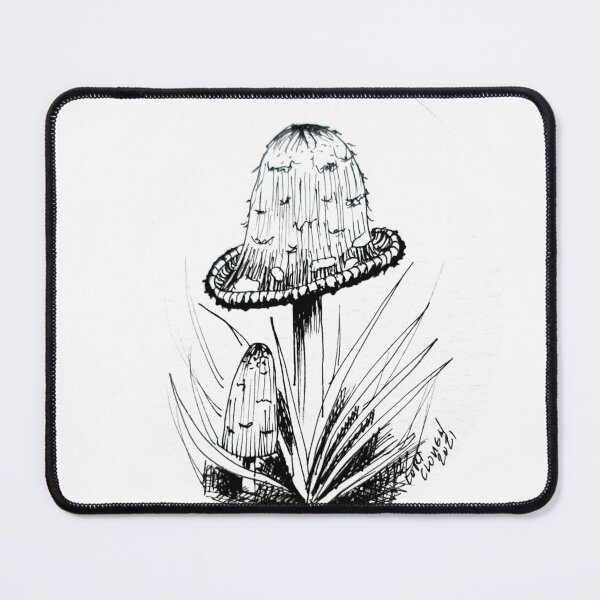 Item preview, Shaggy Mane Mushroom designed and sold by Lori Clough.