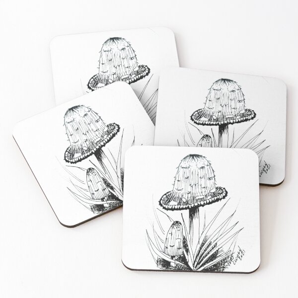 Item preview, Shaggy Mane Mushroom designed and sold by Lori Clough.