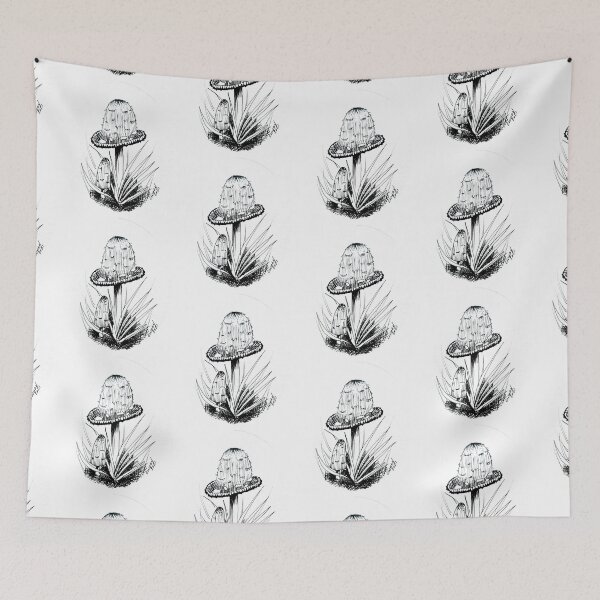 Item preview, Shaggy Mane Mushroom designed and sold by Lori Clough.