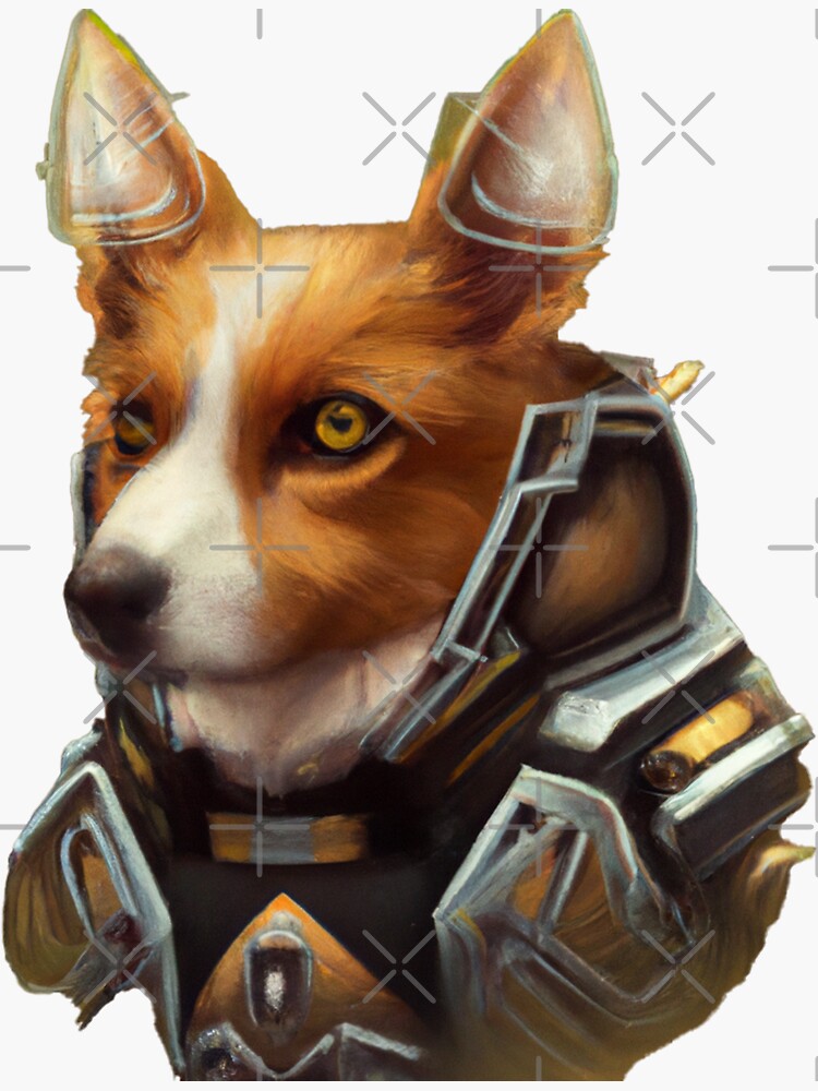 soldier in armor" Sticker for Sale by Redbubble