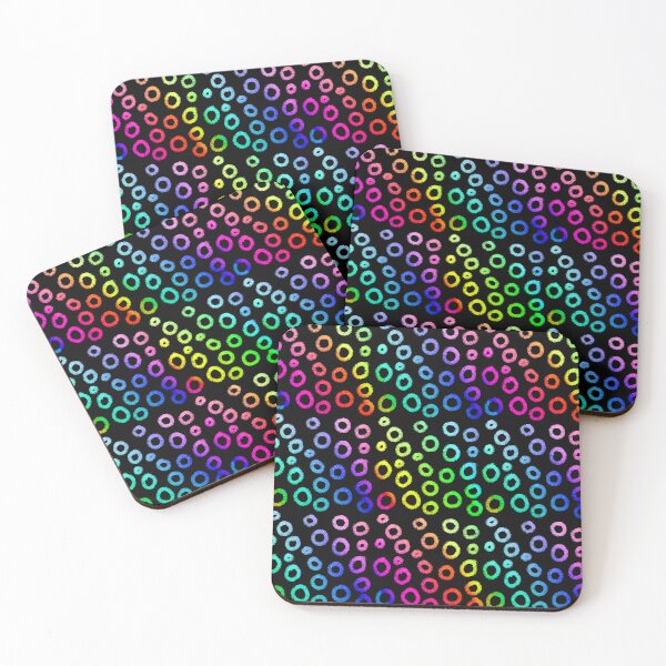 Item preview, Abstract multicolor geometric,circle pattern designed and sold by cutecrazytshirt.
