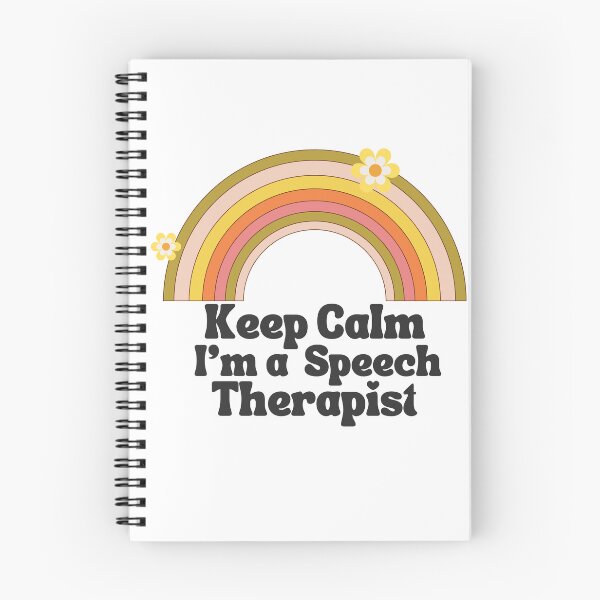 Item preview, Mantenga la calma Soy un terapeuta del habla designed and sold by Oreo2020 Creations.