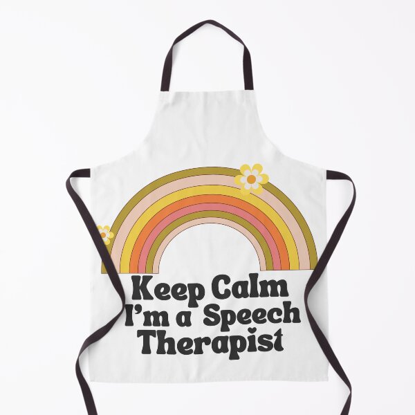 Item preview, Mantenga la calma Soy un terapeuta del habla designed and sold by Oreo2020 Creations.