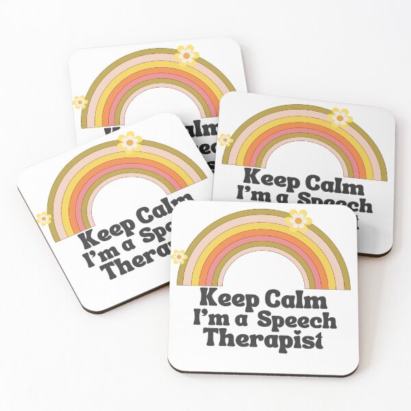 Item preview, Mantenga la calma Soy un terapeuta del habla designed and sold by Oreo2020 Creations.