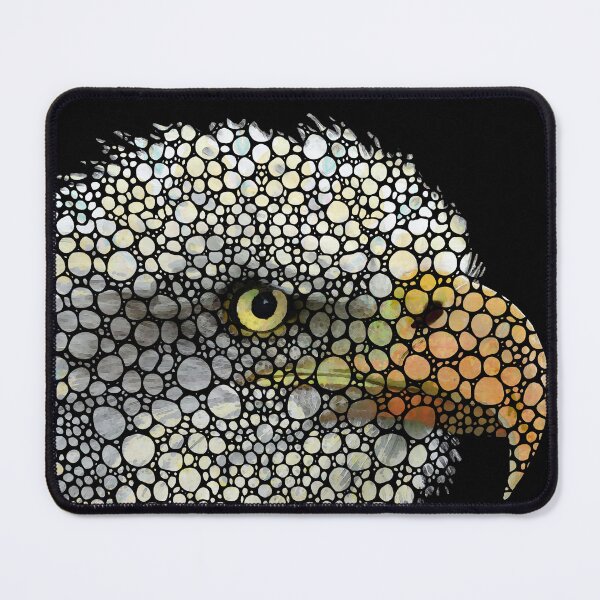 Item preview, Stone Rock'd Bald Eagle Mosaic Bird Art designed and sold by Sharon Cummings Art.