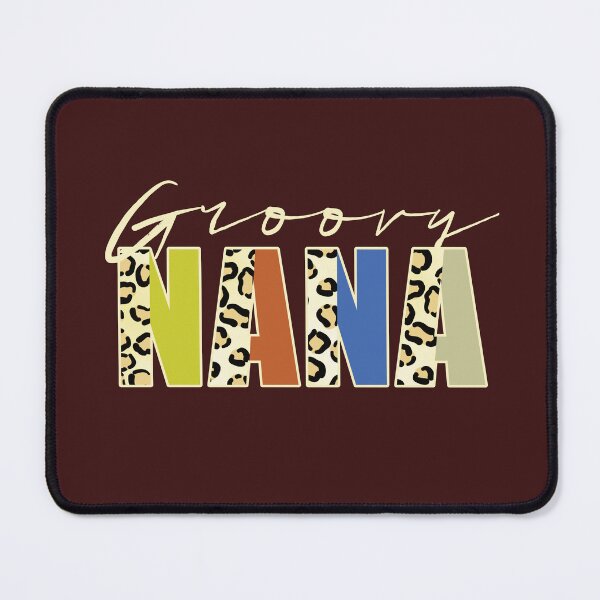 Item preview, Groovy Nana Leopard Print Text Retro Family Quote designed and sold by CRHPOD20.