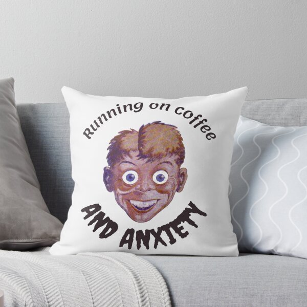 Item preview, running on coffee and anxiety - funny designed and sold by PellSilversmith.