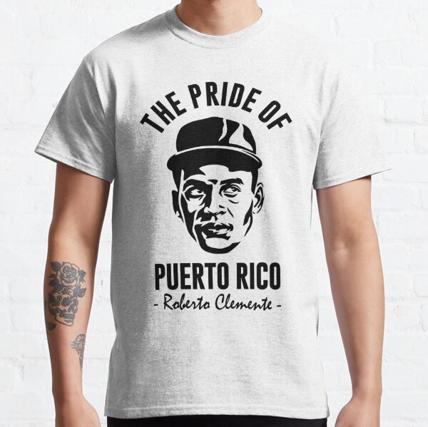 Shirts, Vintage Roberto Clemente Full Print Puerto Rico Tshirt