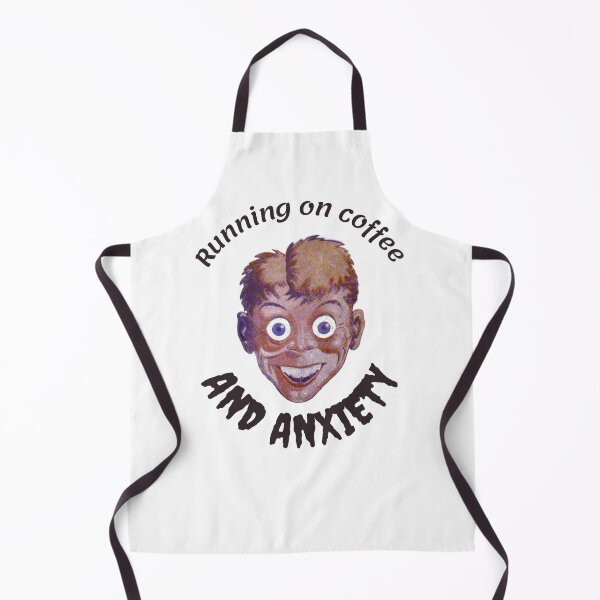 Item preview, running on coffee and anxiety - funny designed and sold by PellSilversmith.