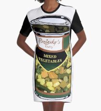 Vestido camiseta Verduras de Pozinsky (mezcladas)