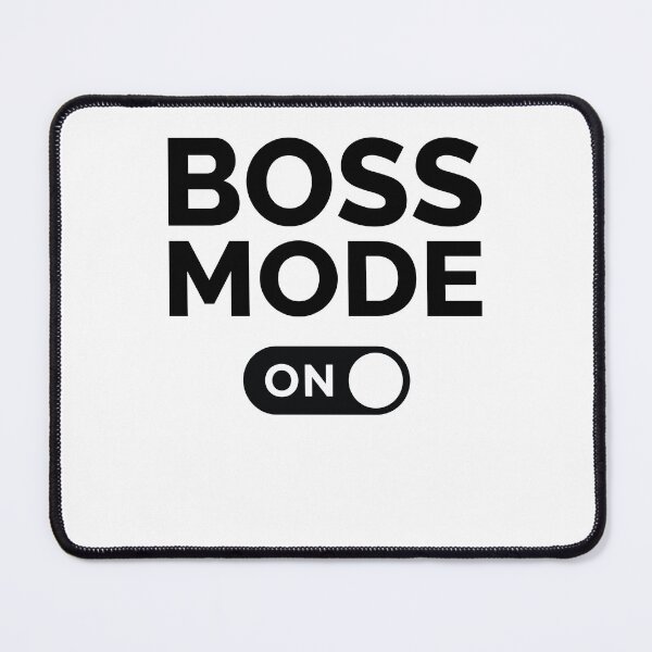Item preview, Boss Mode On designed and sold by freshLayer.