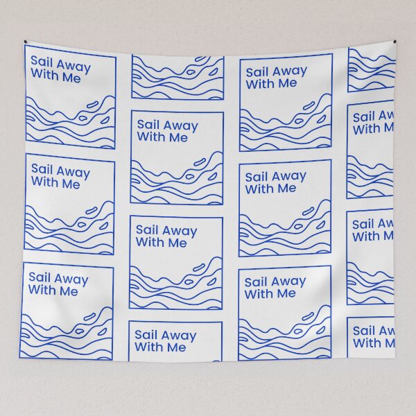 Item preview, Sail Away With Me designed and sold by CakmakShop.