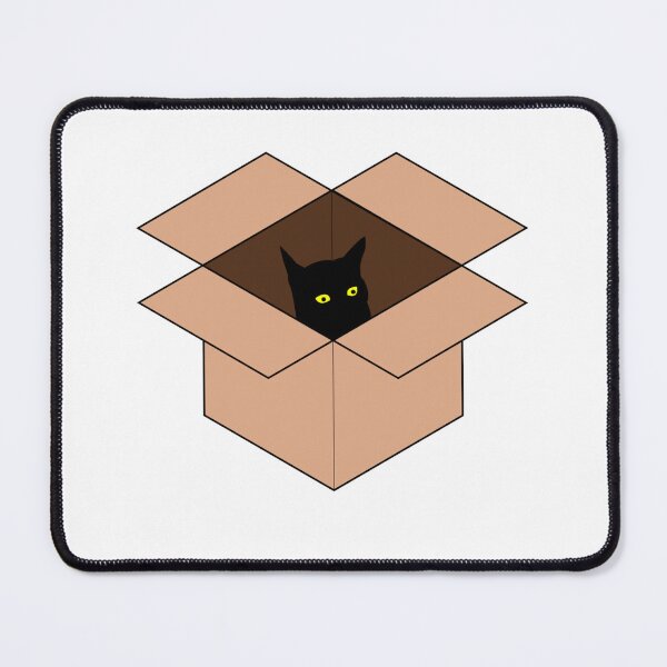Item preview, Black cat in a box designed and sold by hedoniism-shop.