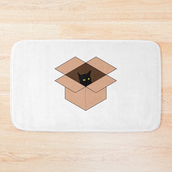 Item preview, Black cat in a box designed and sold by hedoniism-shop.