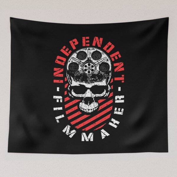Item preview, Independent Filmmaker Funny Movie Director Halloween Skull designed and sold by GrandeDuc.
