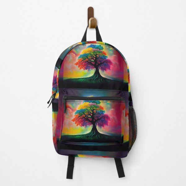 Item preview, Rainbow Soul Tree -Colorful Tree- Cloudy Landscape designed and sold by TeeARTHY.