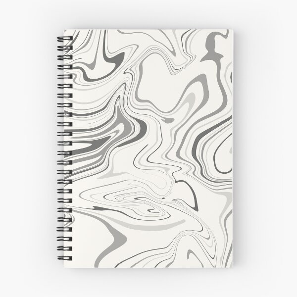 Item preview, Black gray cream modern marble liquid pattern designed and sold by MarzStudio.
