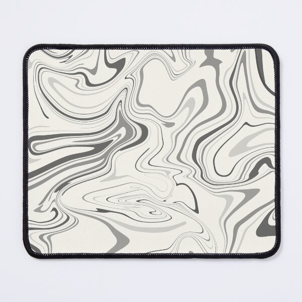 Item preview, Black gray cream modern marble liquid pattern designed and sold by MarzStudio.