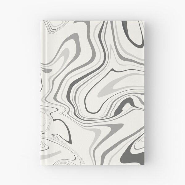 Item preview, Black gray cream modern marble liquid pattern designed and sold by MarzStudio.