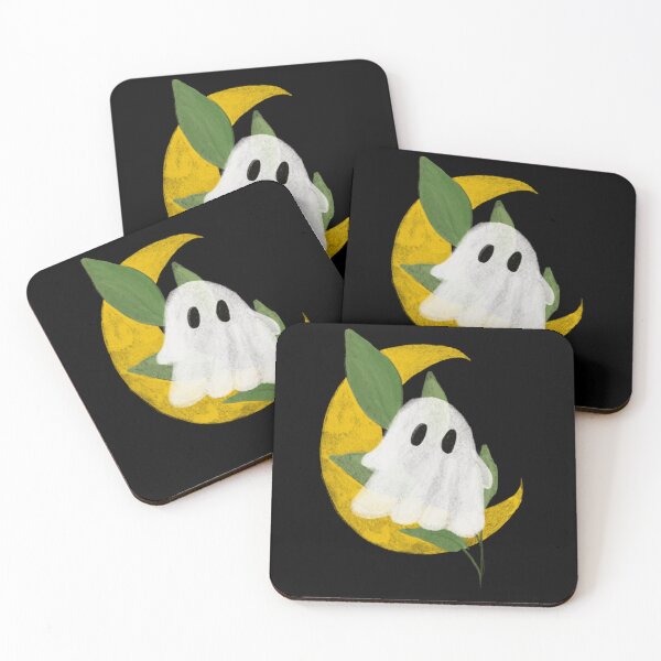 Item preview, ghost, moon, plant.  designed and sold by cwoodAZ.