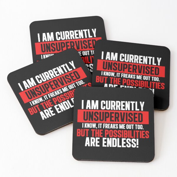 Item preview, Currently Unsupervised Novelty Graphic Sarcastic Men's Very Funny designed and sold by TypoArtist.