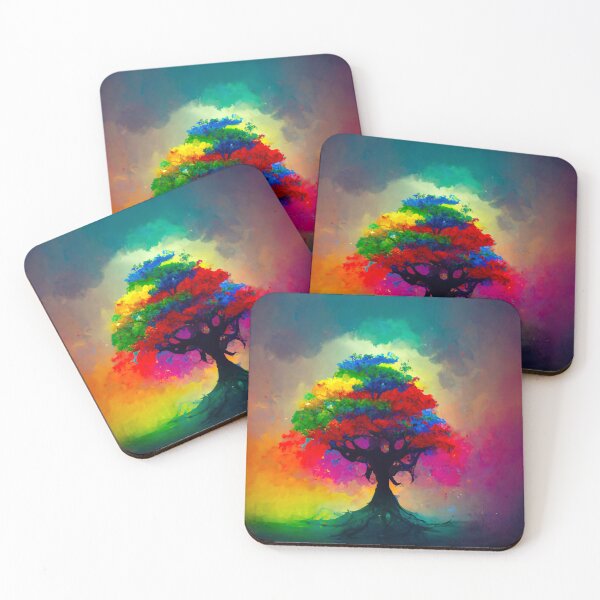 Item preview,  Rainbow  Tree -Colorful Tree- Watercolor Tree designed and sold by TeeARTHY.