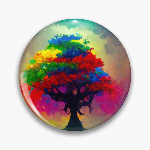 Item preview,  Rainbow  Tree -Colorful Tree- Watercolor Tree designed and sold by TeeARTHY.