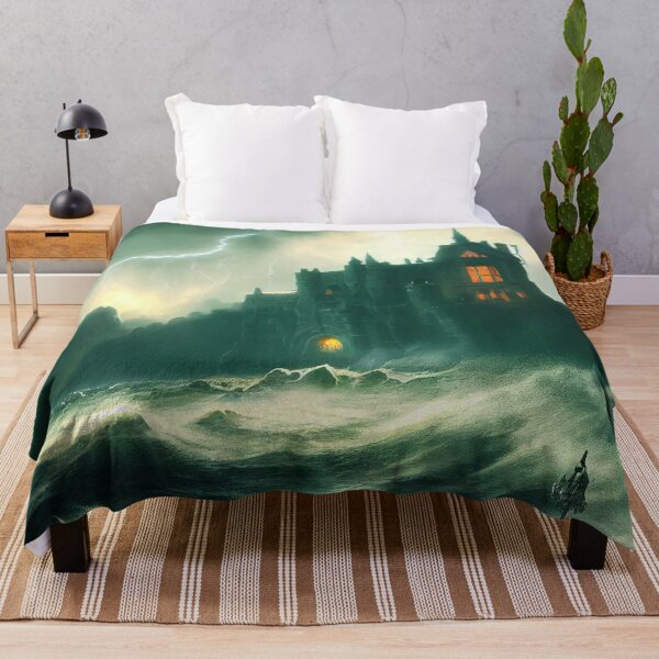 Item preview, Fantasy Gothic Castle in a storm designed and sold by Bratak.
