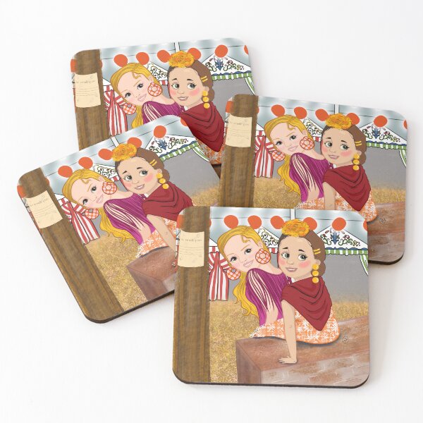 Item preview, Sitting girls  designed and sold by Dancesevillanas.