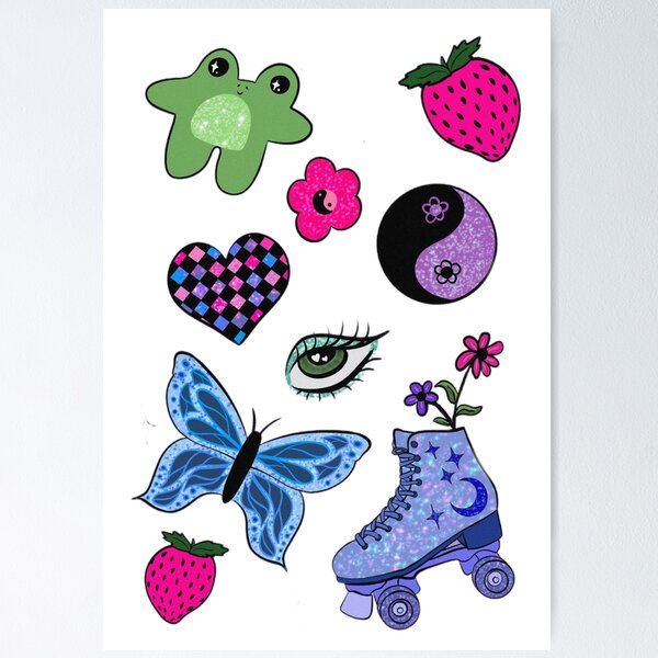 Item preview, Vibes sticker pack designed and sold by hgrasel.