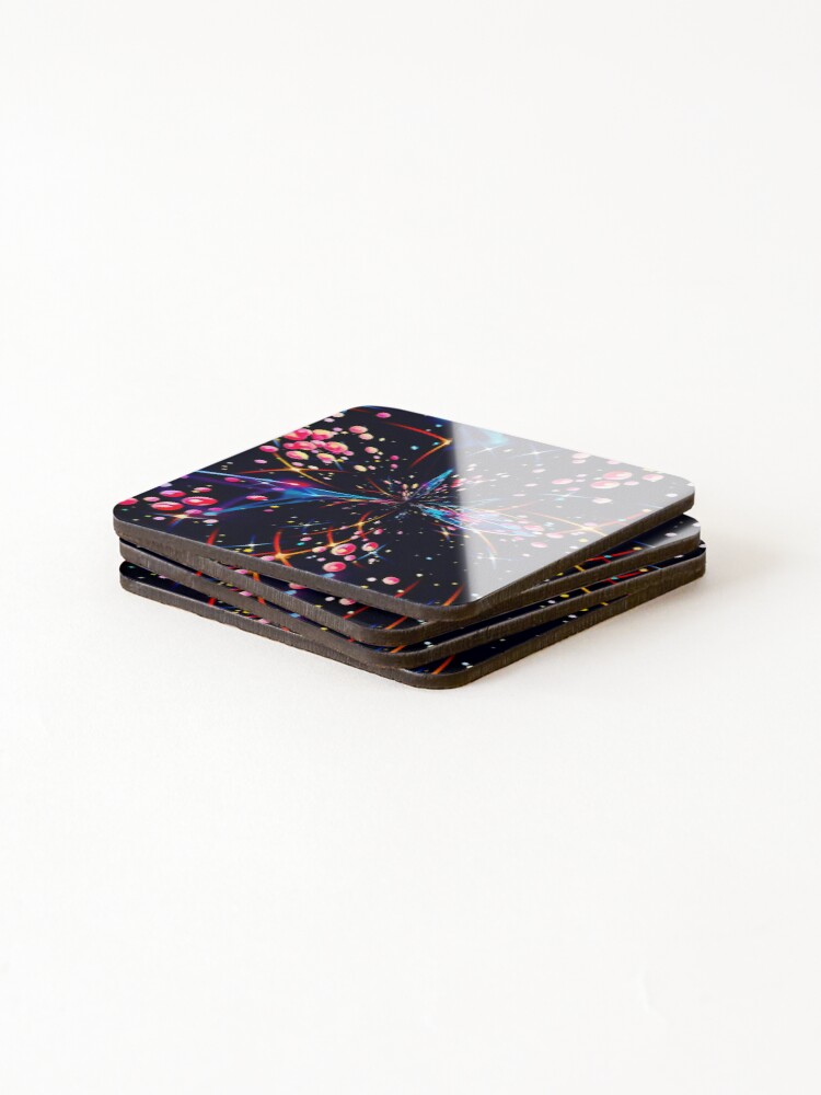 Thumbnail 4 of 5, Coasters (Set of 4), Explosion designed and sold by Magicifa.