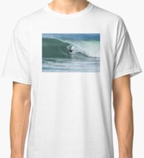 Bodyboarder in action Classic T-Shirt