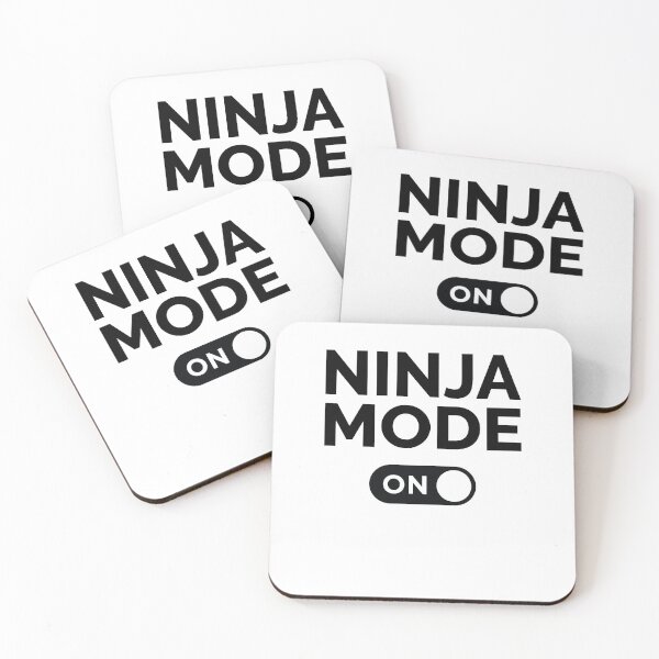 Item preview, Ninja Mode On designed and sold by freshLayer.