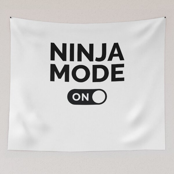 Item preview, Ninja Mode On designed and sold by freshLayer.
