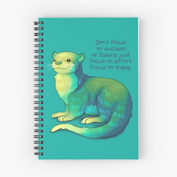 Item preview, "Focus on Trying" River Otter designed and sold by thelatestkate.