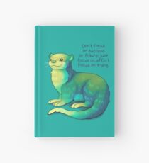 "Focus on Trying" River Otter Hardcover Journal