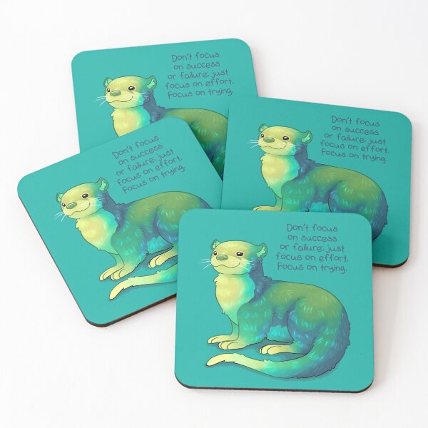 Item preview, "Focus on Trying" River Otter designed and sold by thelatestkate.