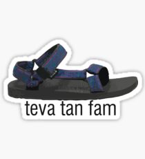 Teva Tan Fam Sticker