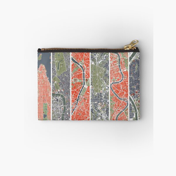 Item preview, Six Cities map designed and sold by PlanosUrbanos.