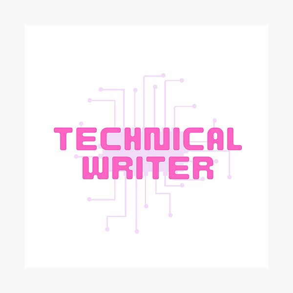Item preview, I'm a Technical Writer Pink designed and sold by AllVibesWelcome.