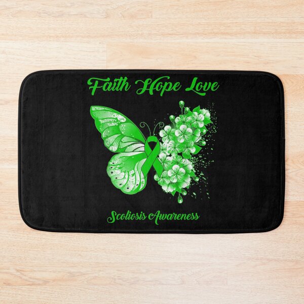 Item preview, Faith Hope Love Scoliosis Awareness Butterfly Ribbon Gifts designed and sold by Adropine.