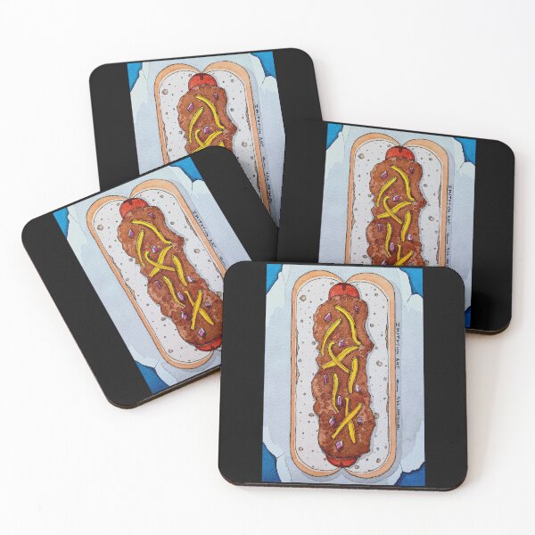 Item preview, Chili dog *cheese / red onion designed and sold by ImitationArt.