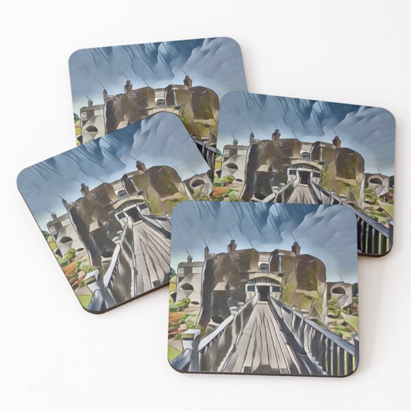 Item preview, Wide Angle Castle In Retro Pop designed and sold by Fearless-Fox.