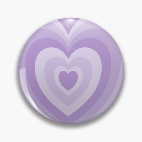 Item preview,   Purple gradient heart aesthetic pin designed and sold by madebylauren.