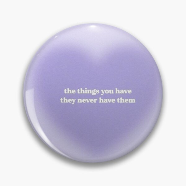 Item preview, Purple gradient heart aesthetic pin designed and sold by madebylauren.