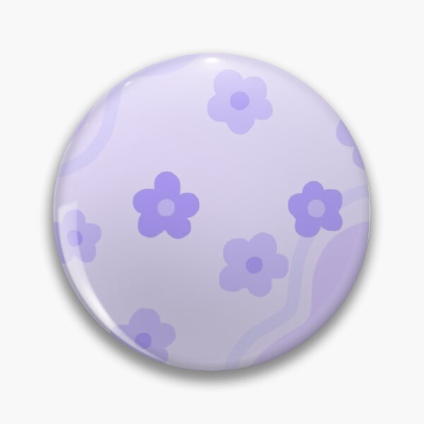 Item preview, Purple flower aesthetic pin designed and sold by madebylauren.