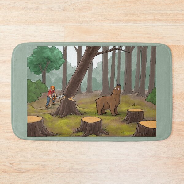 Item preview, Dumb Bear - Timber! designed and sold by JadedSketch.