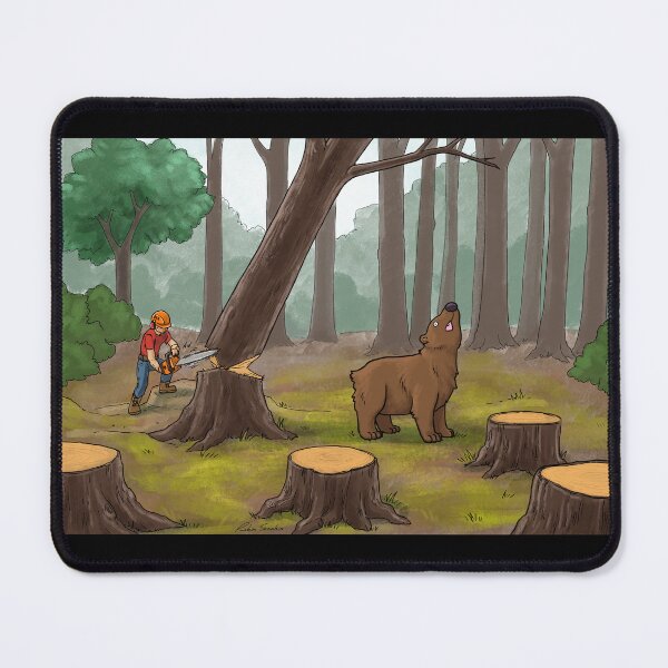 Item preview, Dumb Bear - Timber! designed and sold by JadedSketch.